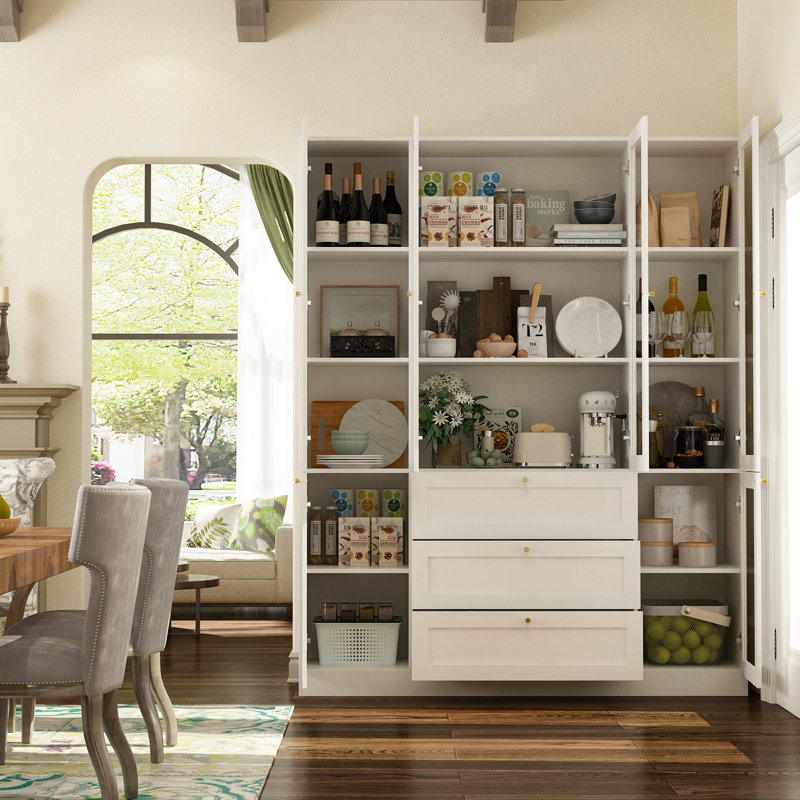 Winston Porter Melihate Dining Cabinet & Reviews | Wayfair Winston Porter Melihate Dining Cabinet & Reviews | Wayfair